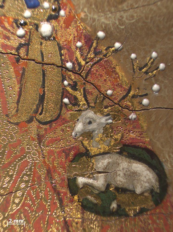 Detail of the Wilton Diptych, c. 1395 – 1399, unknown artist, National Gallery, London