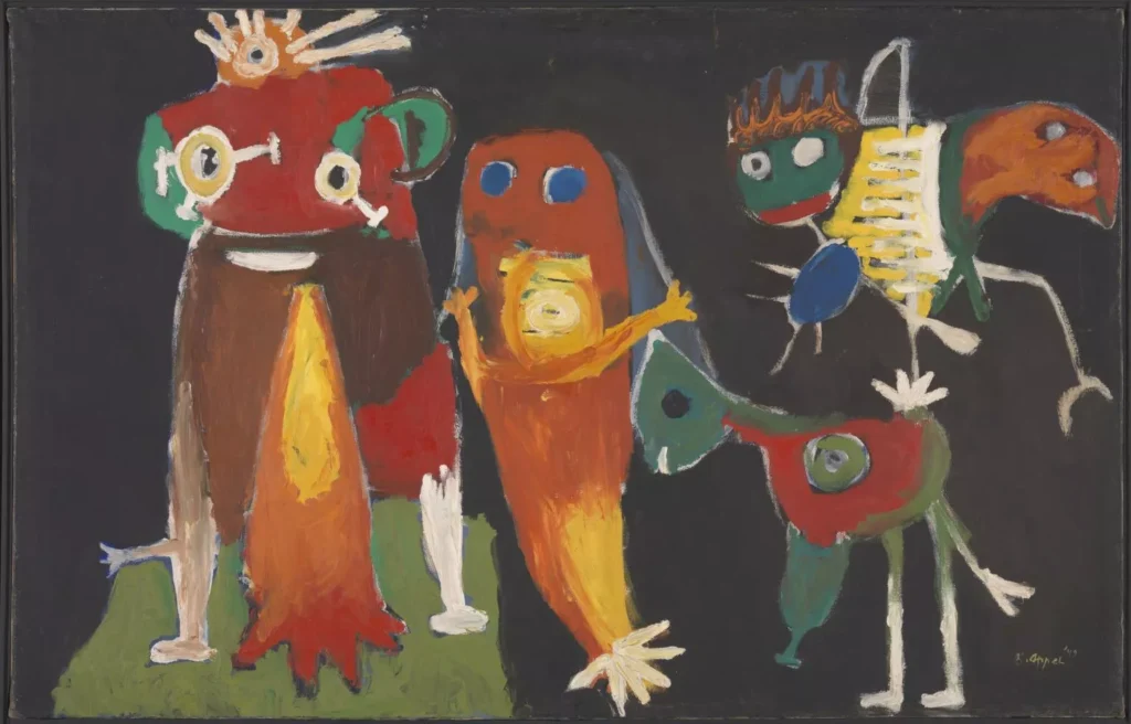 Karel Appel, Hip, Hip, Hoorah! 1949 
