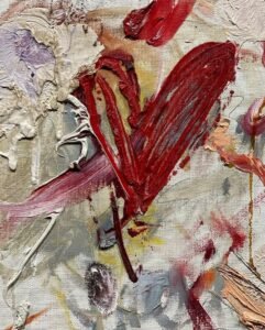 Cy Twombly, ‘Untitled’ detail, 1961. photo by Brett Gorvy