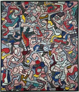 Jean Dubuffet, Houle du virtuel, 1963 © Adagp, Paris. Photo Centre Pompidou
