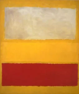 Mark Rotko, No. 13 (White, Red on Yellow)