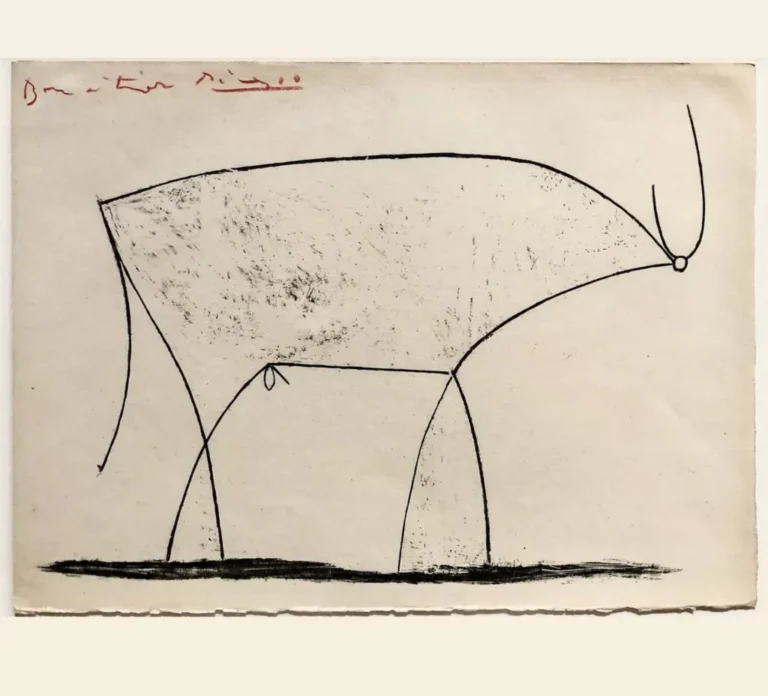 Pablo Picasso, The Bull (Le Taureau), state XI, 1946