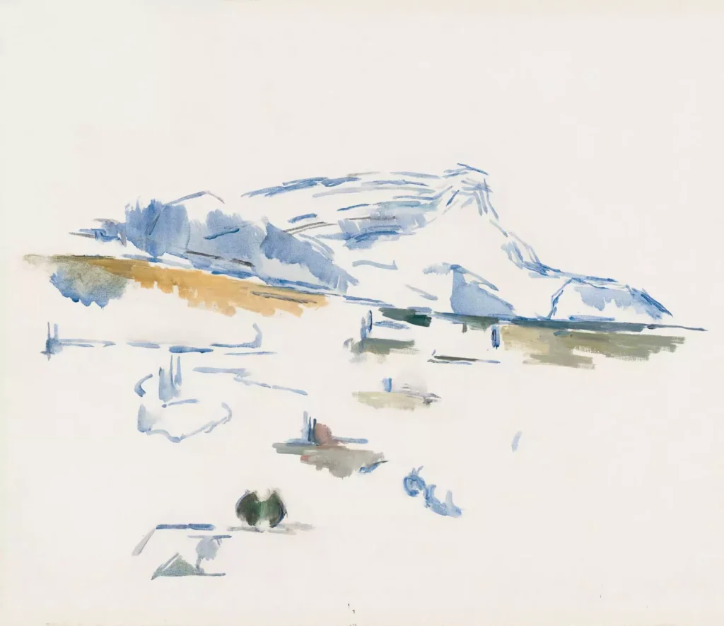Paul Cézanne, Mont Sainte-Victoire seen from Lauves, c. 1904