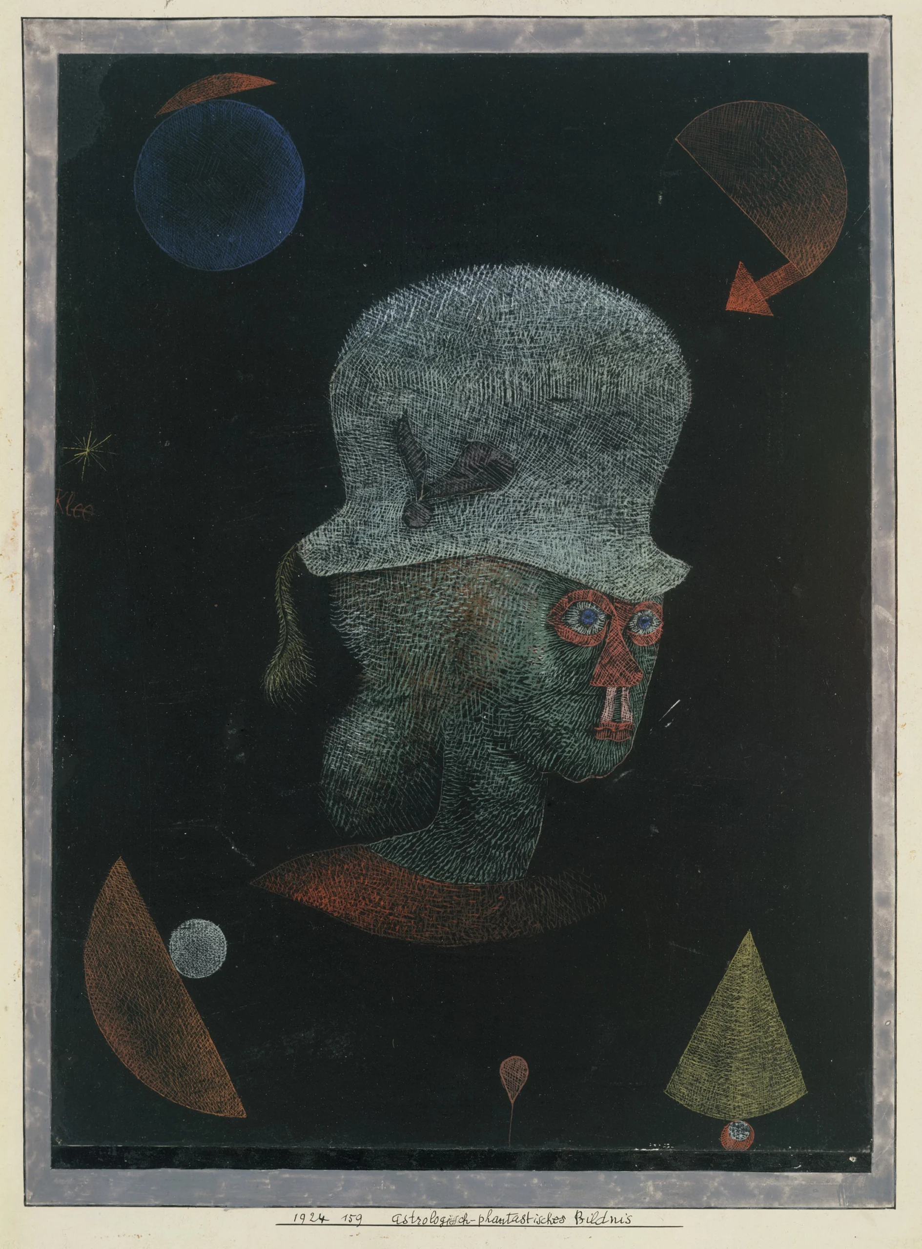 Paul Klee, Astrological Fantasy Portrait, 1924