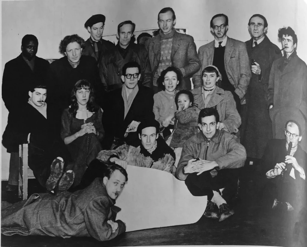 The members of CoBrA in 1948, Copenhagen. Courtesy CoBrA Museum