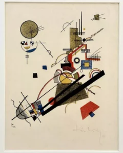 Wassily Kandinsky, Joyous Ascent (Fröhlicher Aufstieg) from Masters' Portfolio of the Staatliches Bauhaus (Meistermappe des Staatlichen Bauhauses), 1923, Lithograph