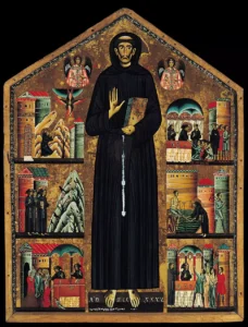 Bonaventura Berlinghieri, Altarpiece of St. Francis, c. 1235 (Church of San Francesco, Pescia, Italy)