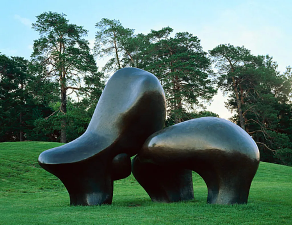 ‘Sheep Piece’, one of four bronze casts, 1971-72, Nelson-Atkins Museum, Kansas, USA