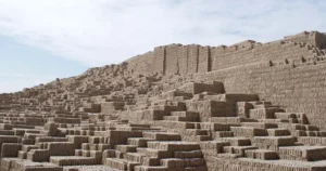 Huaca Pucllana Pyramid in Peru