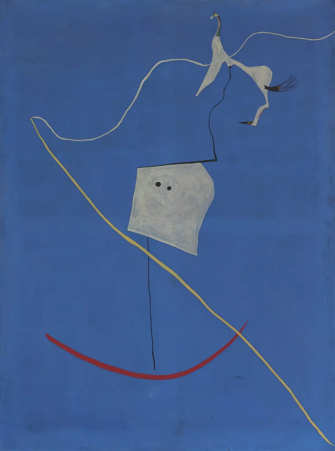 Joan Miró, Circus Horse, 1927, Tempera on canvas, 130.5 x 97.2 cm