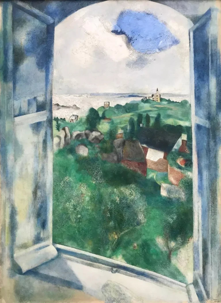 Marc Chagall, Window with View on the Island Bréhat, 1924, Kunsthaus Zürich